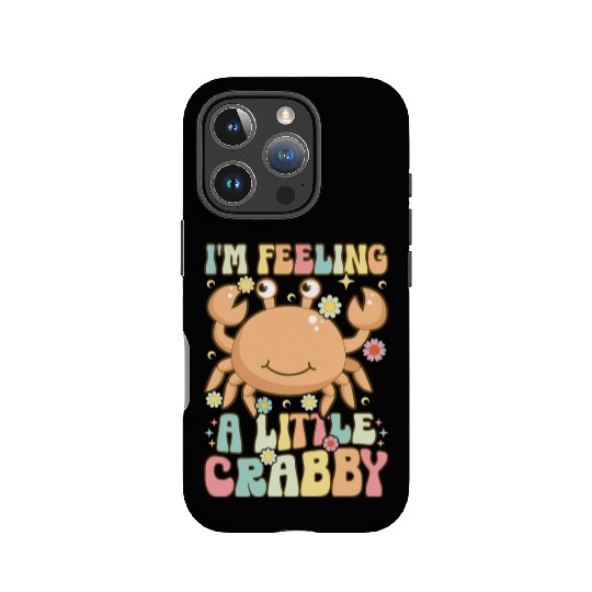 Groovy Crab Lover Seafood Lover IPhone Cases