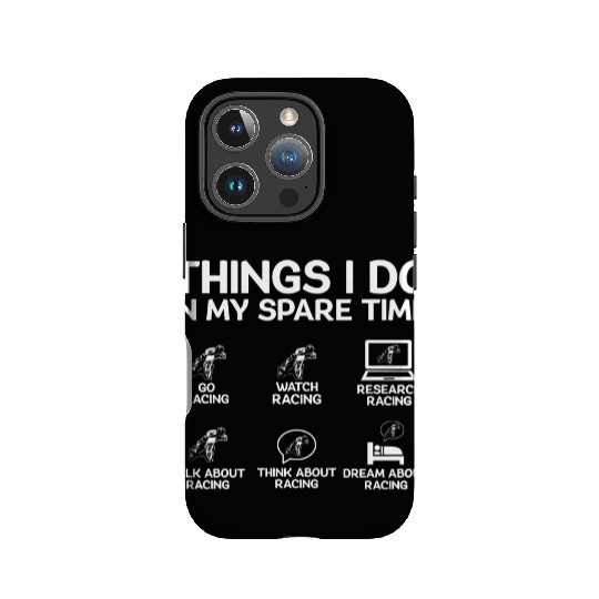 Flat Track Funny Motorcycle Racing IPhone Cases