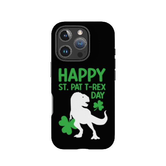 Funny Happy St. Pat T-Rex Day IPhone Cases