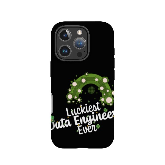 Luckiest Data Engineer St Patricks Day Engineering IPhone Cases