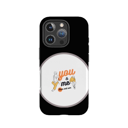 Mom and son IPhone Cases