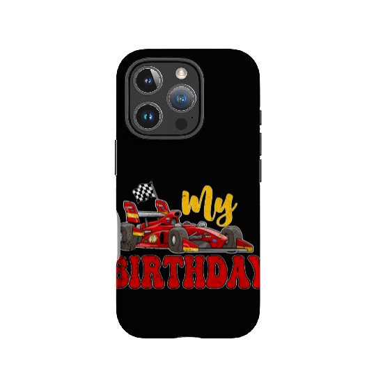 Fun My Birthday Race Car Boys Girls Youth Men.. IPhone Cases