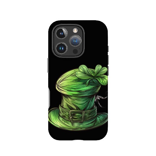 St Patrick Irish Green Hat IPhone Cases