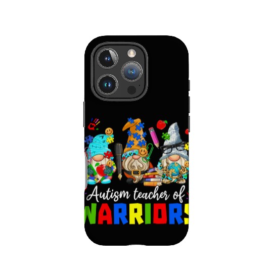 Autism Teacher Warriors Autism Autism Gnome Gift IPhone Cases