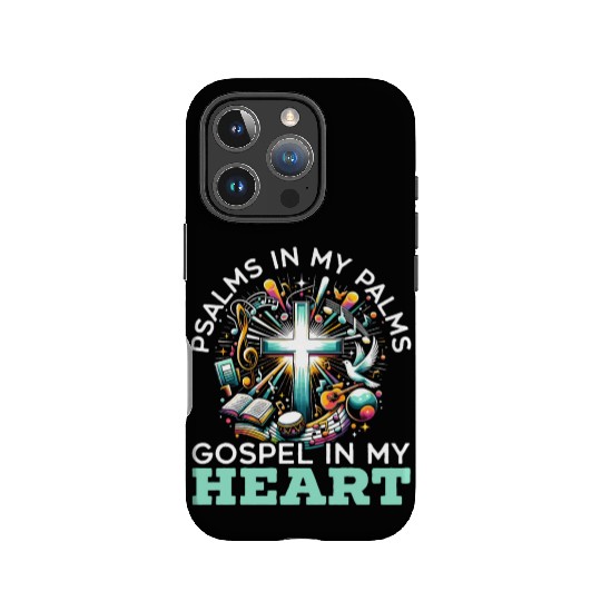 Gospel Music Religious Bible Scripture Christian IPhone Cases