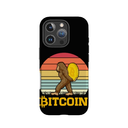 Bitcoin with Big Foot IPhone Cases
