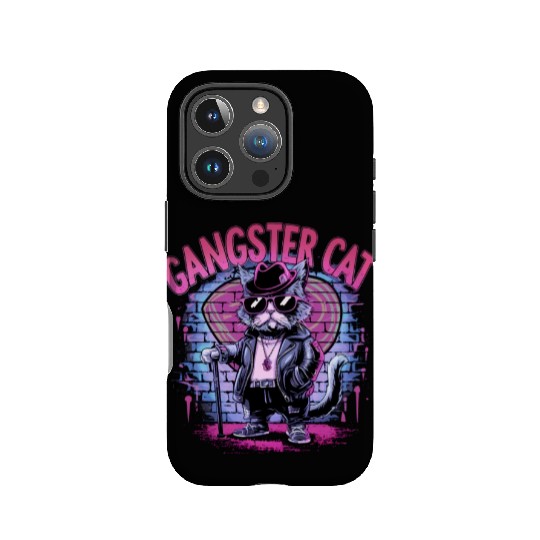 GANGSTER CAT IPhone Cases