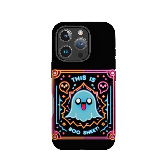 THIS IS BOO SHEET! Version 2, neon colors IPhone Cases