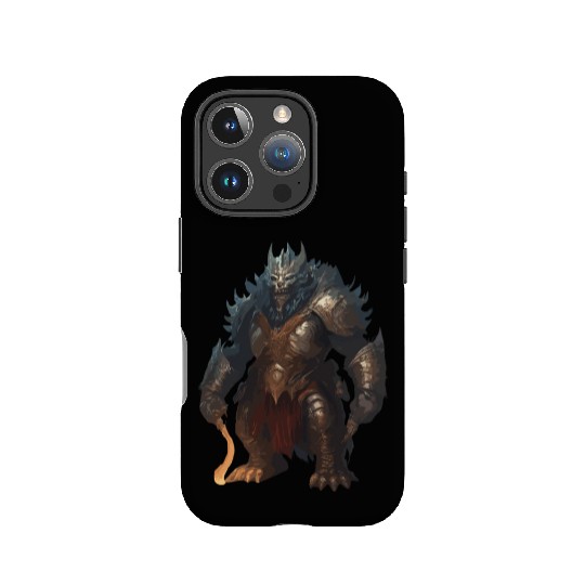 Threatening Ork Warriors In Armor Fantasy Graphics IPhone Cases