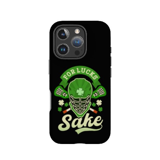 Lacrosse St. Patricks Day For Lucks Sake IPhone Cases