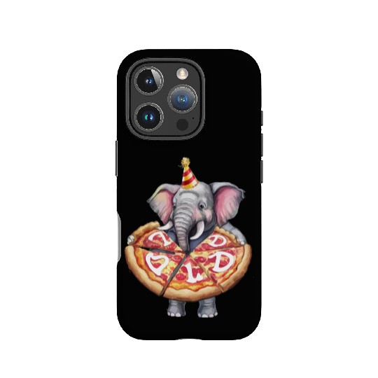 Jumbo Elephant Pizza Pi Day Food IPhone Cases