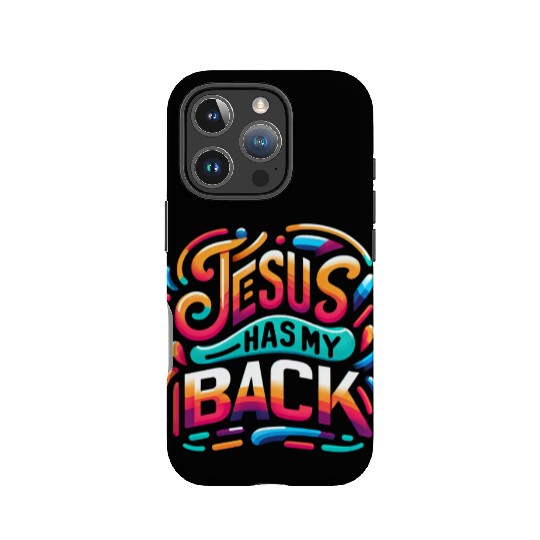 Jesus Has My Back 24 IPhone Cases