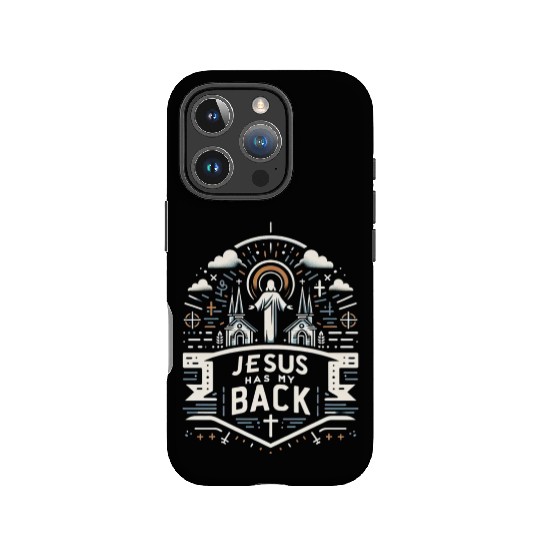 Jesus Has My Back 28 IPhone Cases