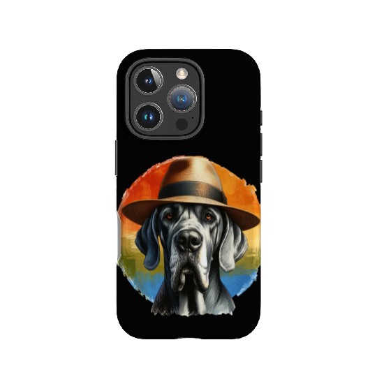 Great Dane Rainbow IPhone Cases