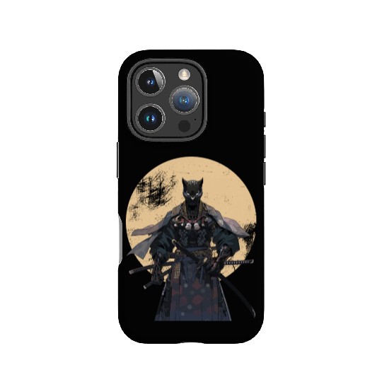 Anime Panther Warrior Samurai katana IPhone Cases