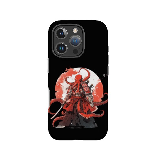 Samurai Katana Sword anime Octopus manga Warrior IPhone Cases