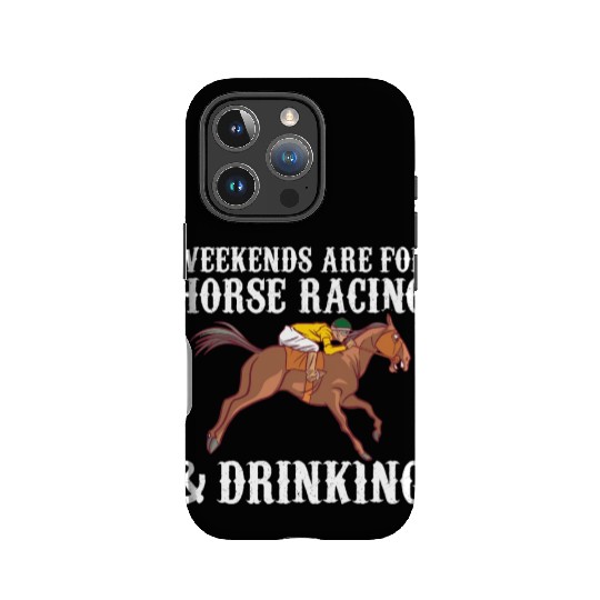 Funny Kentucky derby horse racing jockey IPhone Cases