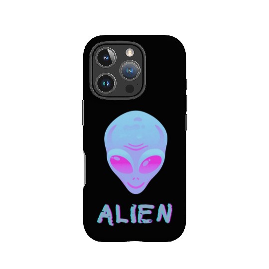 Neon Alien IPhone Cases