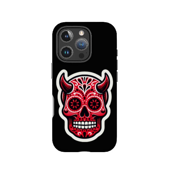 Adventurous Spirit: Daredevil Sugar Skull IPhone Cases
