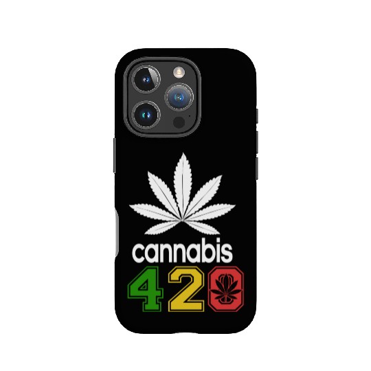 Humorous 420 Authentic Herb Weed Marijuana Design IPhone Cases