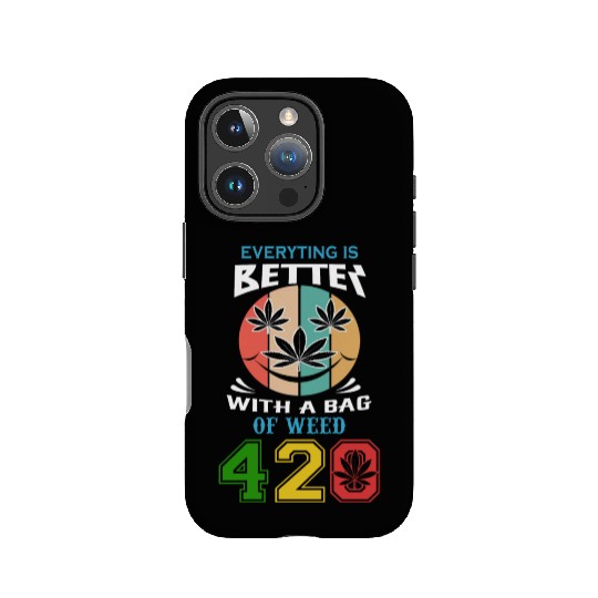Comic 420 Better Herb Weed Marijuana Design IPhone Cases