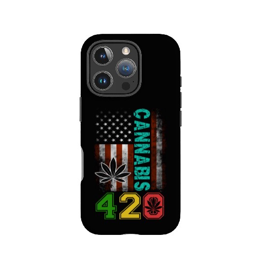 Amusing 420 American Herb Weed Marijuana Design IPhone Cases