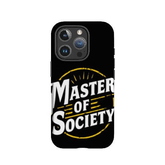 Master of society IPhone Cases