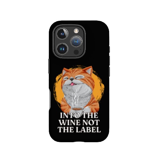 Funny Wine Lover Drinking Champagne IPhone Cases
