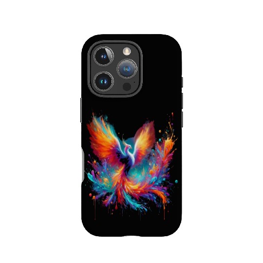 Resurgence of Radiance - Majestic Phoenix Art IPhone Cases