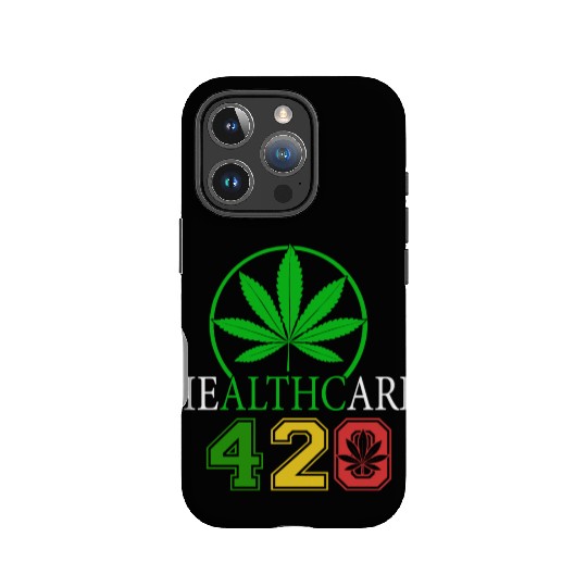 Silly 420 Healthy Herb Weed Marijuana Design IPhone Cases