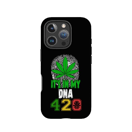 Slapstick 420 Herb In My DNA Weed Marijuana Design IPhone Cases