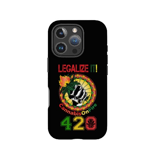 Comedic 420 Legal Herb Weed Marijuana Design IPhone Cases
