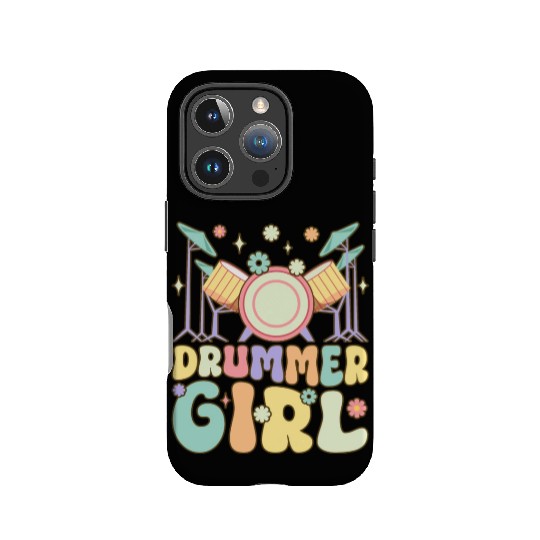Drummer Girl Groovy Drumming Musician Drum Lover IPhone Cases