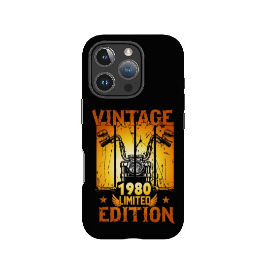 Vintage 1980 Limited Edition, Motorcycle Lover IPhone Cases