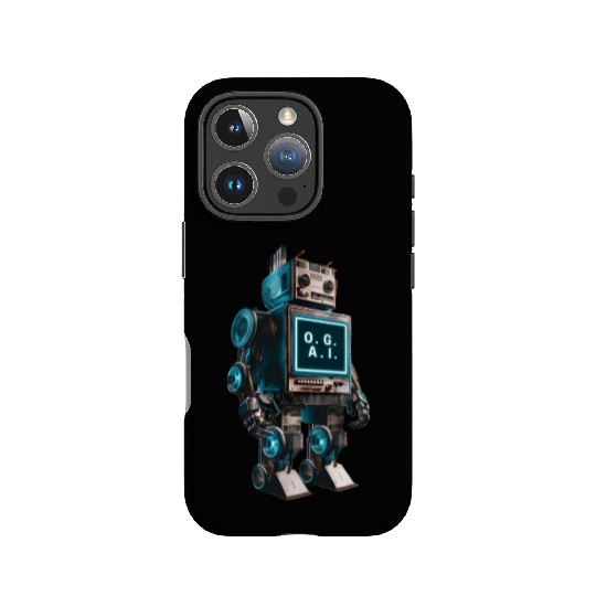 OG AI Robot Art IPhone Cases