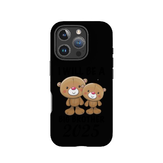 I'm Going To Be A Big Brother 2025 Teddy Bear IPhone Cases