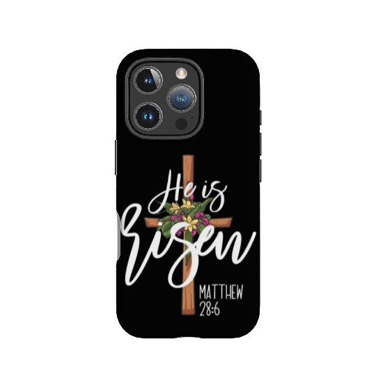 He Is Risen Matthew 28:6 Christian Jesus Is Risen IPhone Cases