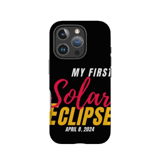 My First Total Solar Eclipse April 8, 2024 IPhone Cases