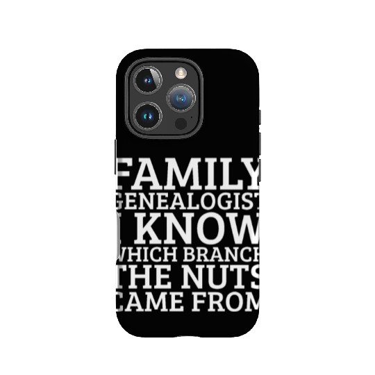 Family Genealogist Ancestry Lineage Genealogy IPhone Cases