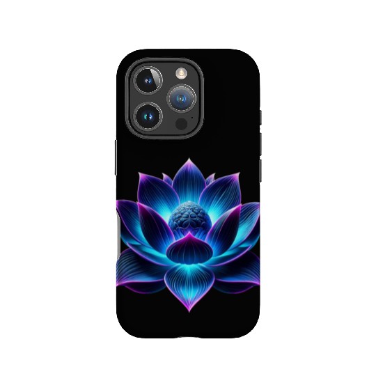 Neon Lotus IPhone Cases