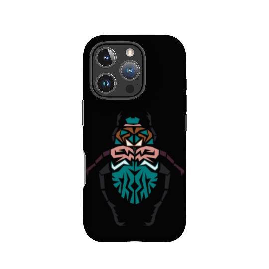 Unique Beetle Insect Vector Colorful Shape IPhone Cases
