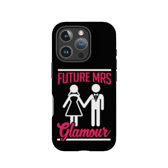 Bridal Future Mrs Glamous IPhone Cases
