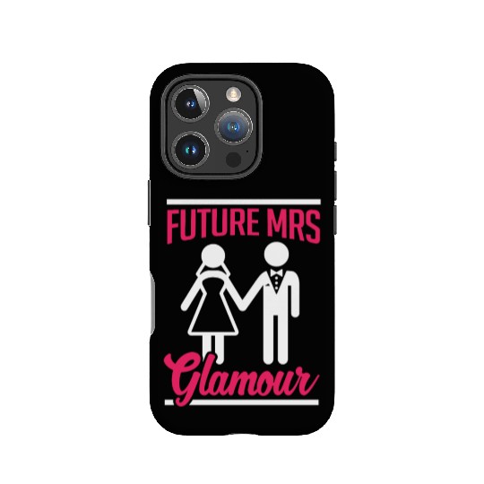 Bridal Future Mrs Glamous IPhone Cases
