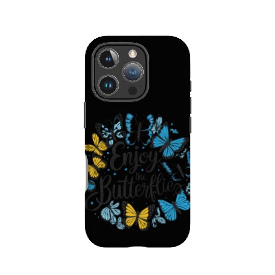 enjoy the butterflies IPhone Cases