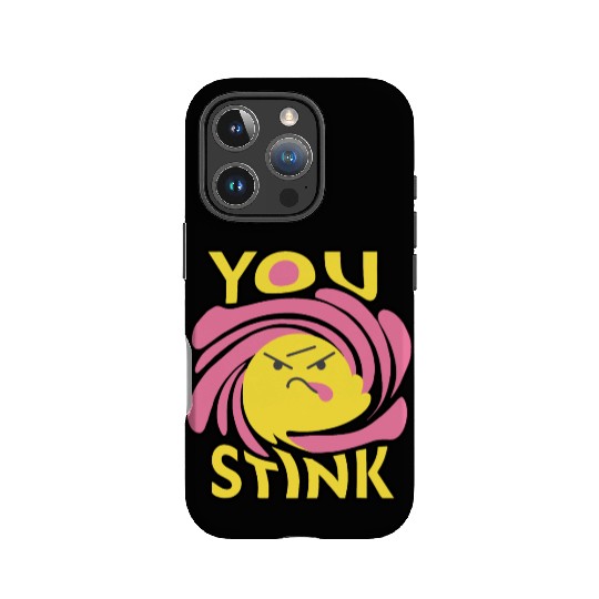 Fragrant Fury: You Stink Typography IPhone Cases