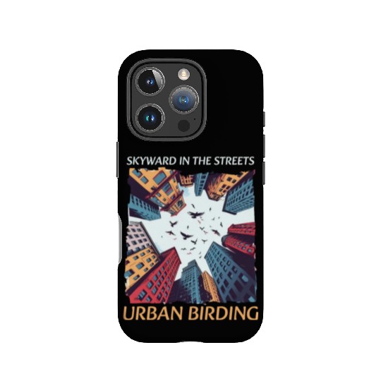 Urban Birdwatching Skyward In Streets Urban Birdin IPhone Cases