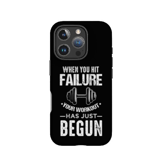 fitness When you hit failure IPhone Cases