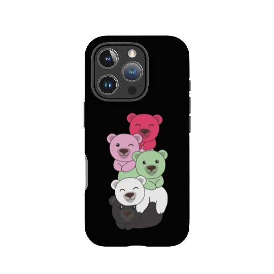 Recipromantic Flag Pride Lgbtq Cute Bear IPhone Cases