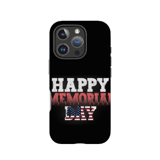 Patriotic Memorial Day Flag Design IPhone Cases