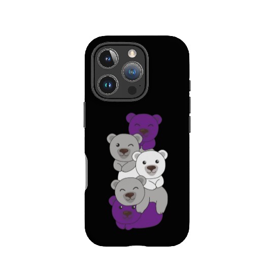 Graysexual Flag Pride Lgbtq Cute Bear IPhone Cases